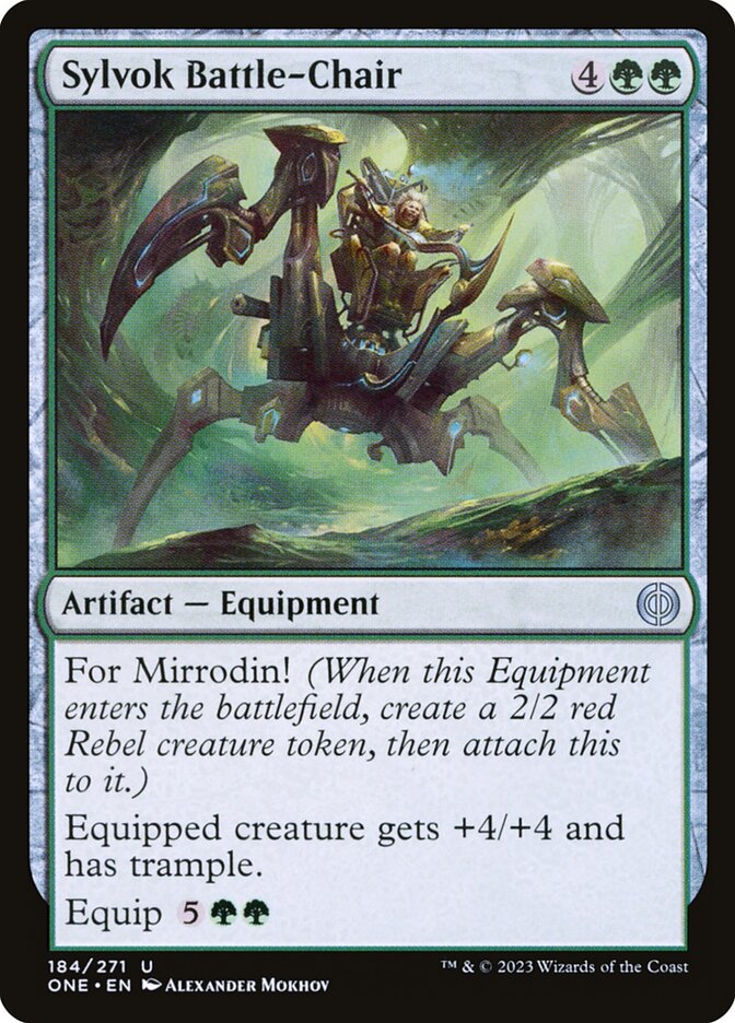 Sylvok Battle-Chair 184/271 (Phyrexia: All Will Be One)  | Good Games Cannington
