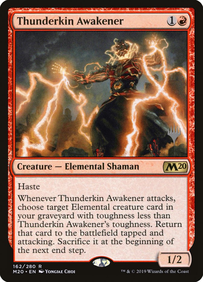 Thunderkin Awakener (Promo Pack) [Core Set 2020 Promos] | Good Games Cannington