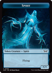 Spirit (0008) // Gremlin Double-Sided Token [Duskmourn: House of Horror Tokens] | Good Games Cannington