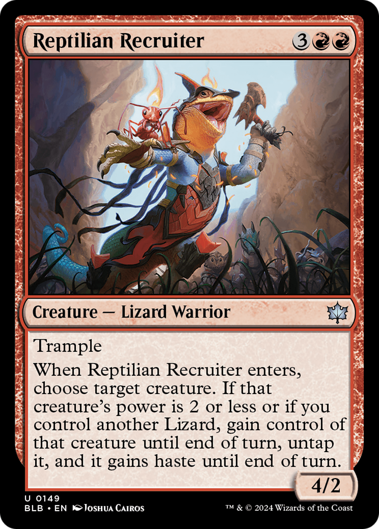 Reptilian Recruiter [Bloomburrow] | Good Games Cannington