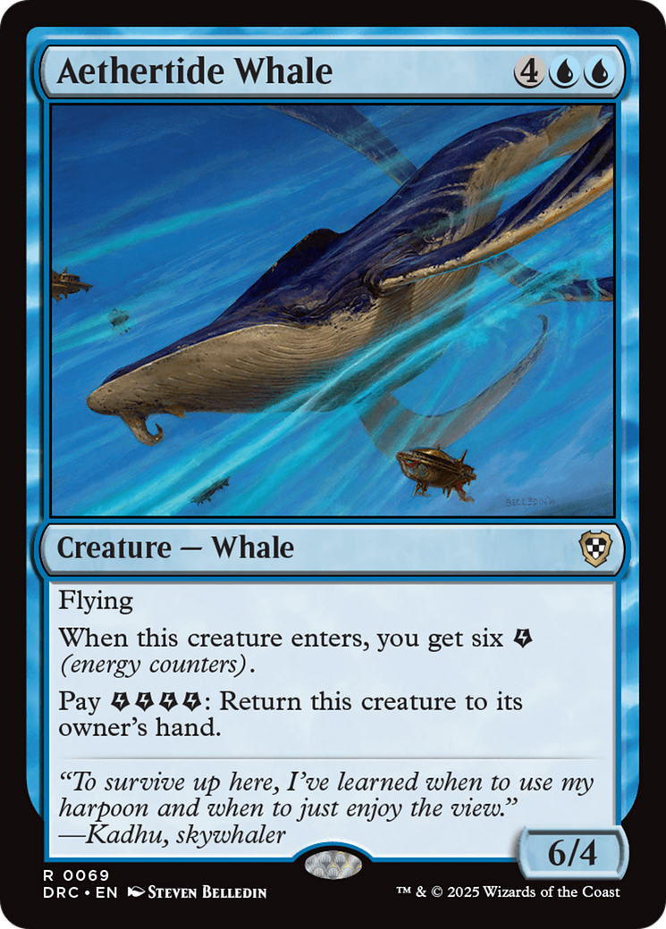 Aethertide Whale [Aetherdrift Commander] | Good Games Cannington