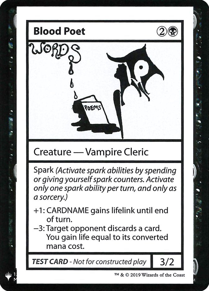Blood Poet [Mystery Booster Playtest Cards] | Good Games Cannington