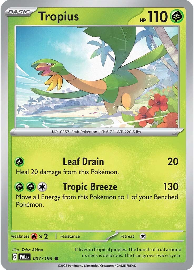 Tropius (007/193) [Scarlet & Violet: Paldea Evolved] | Good Games Cannington