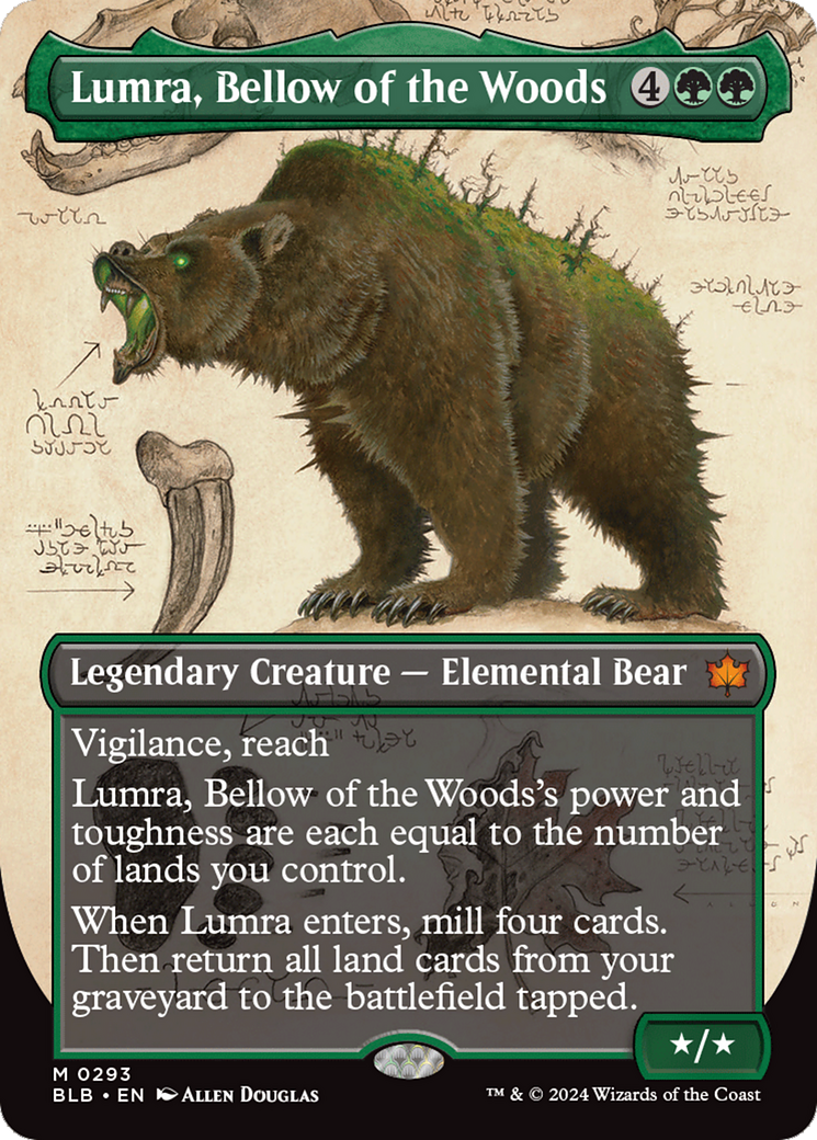 Lumra, Bellow of the Woods (Borderless) (0293) [Bloomburrow] | Good Games Cannington