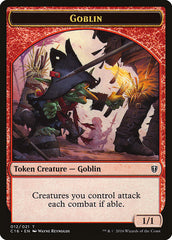 Goblin // Zombie Double-Sided Token [Commander 2016 Tokens] | Good Games Cannington