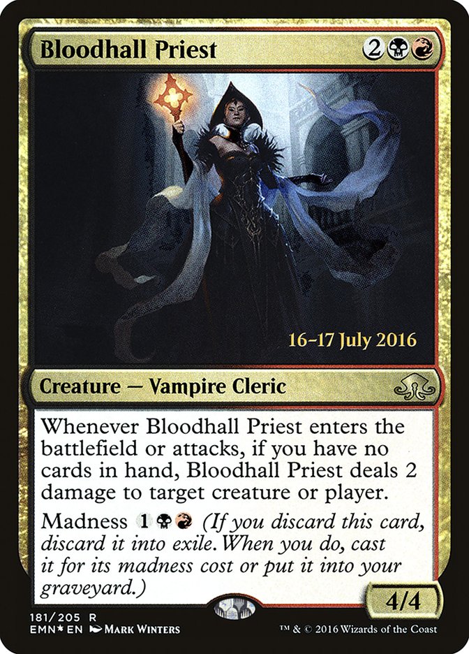 Bloodhall Priest [Eldritch Moon Prerelease Promos] | Good Games Cannington