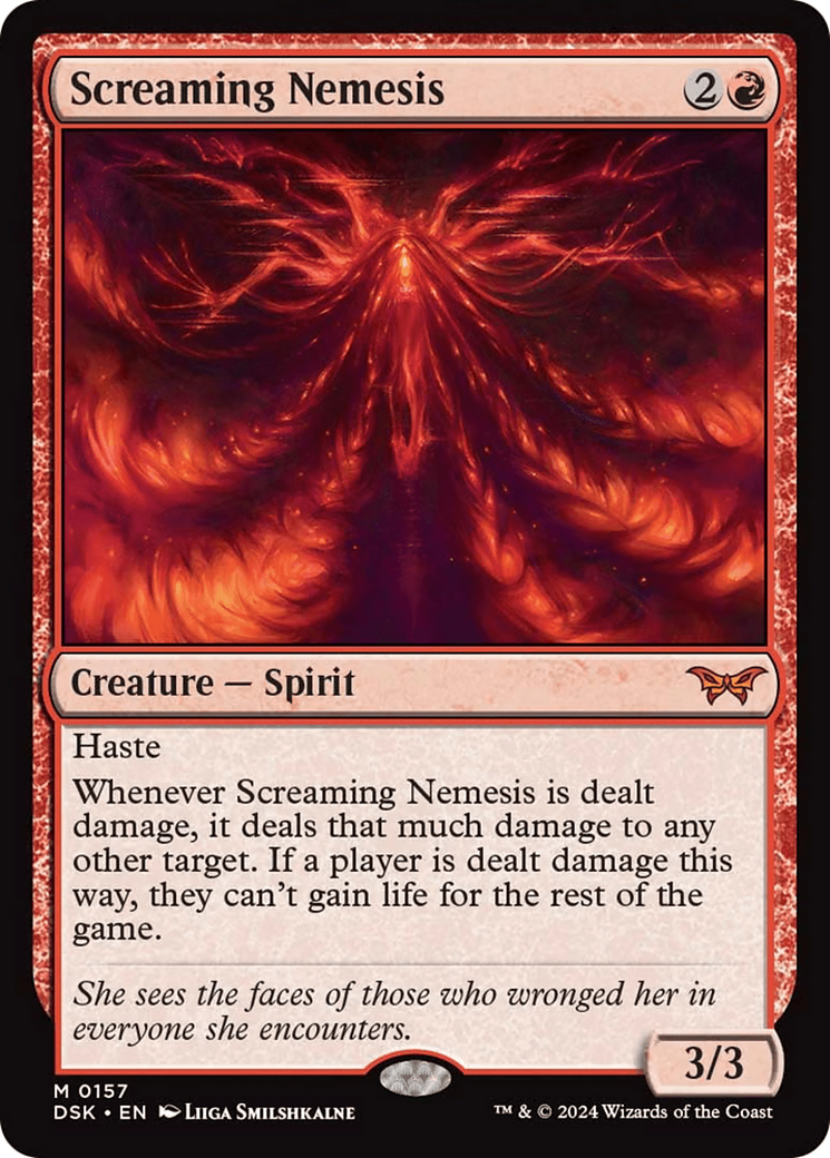 Screaming Nemesis [Duskmourn: House of Horror] | Good Games Cannington