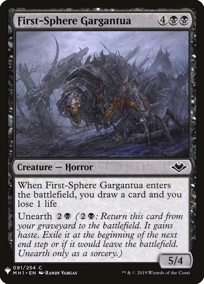 First-Sphere Gargantua [Mystery Booster] | Good Games Cannington