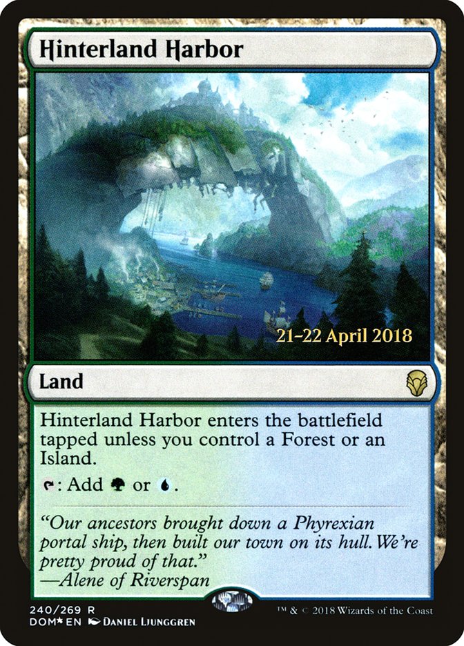 Hinterland Harbor [Dominaria Prerelease Promos] | Good Games Cannington