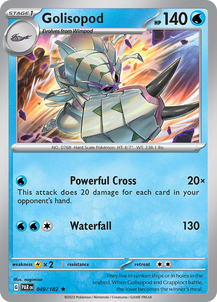 Golisopod (049/182) [Scarlet & Violet: Paradox Rift] | Good Games Cannington