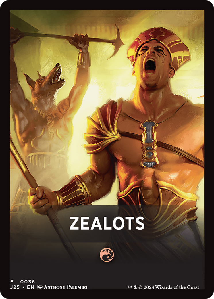 Zealots Theme Card [Foundations Jumpstart Front Cards] | Good Games Cannington