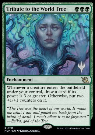 Tribute to the World Tree (Promo Pack) [March of the Machine Promos] | Good Games Cannington