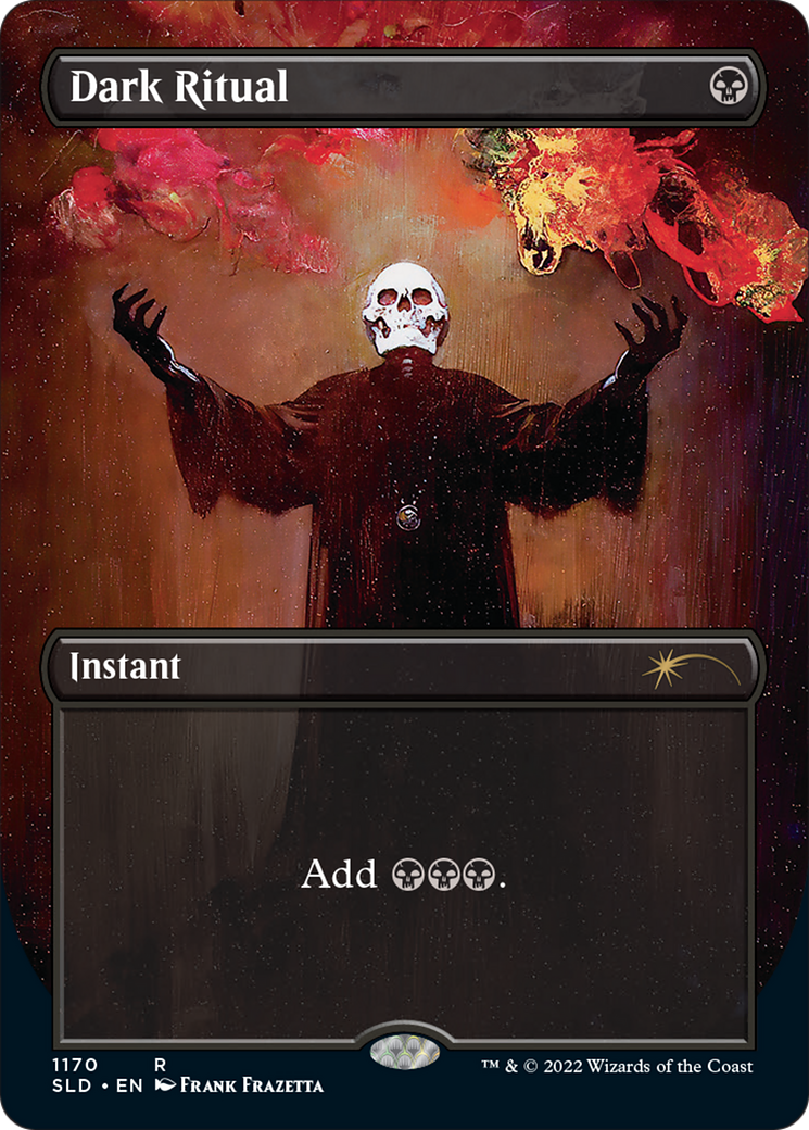 Dark Ritual (Borderless) [Secret Lair Drop Series] | Good Games Cannington