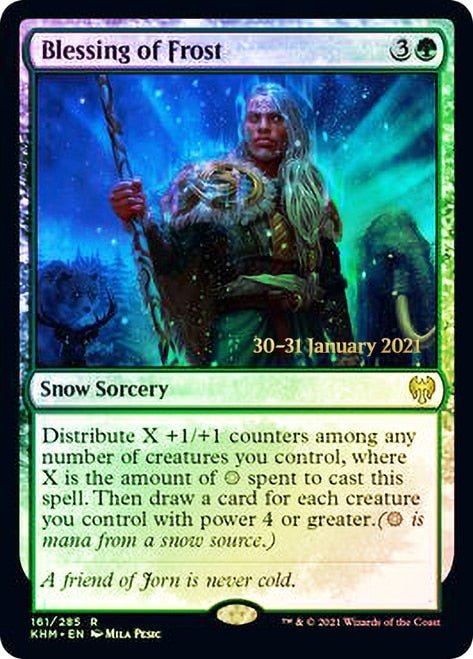 Blessing of Frost [Kaldheim Prerelease Promos] | Good Games Cannington