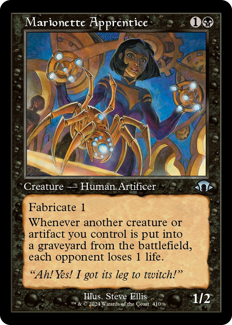 Marionette Apprentice (Retro) [Modern Horizons 3] | Good Games Cannington