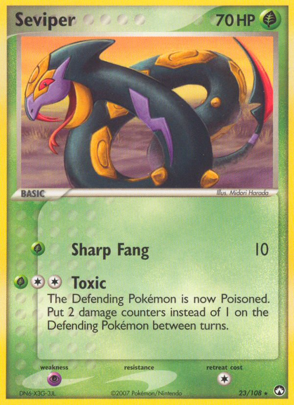 Seviper (23/108) [EX: Power Keepers] | Good Games Cannington