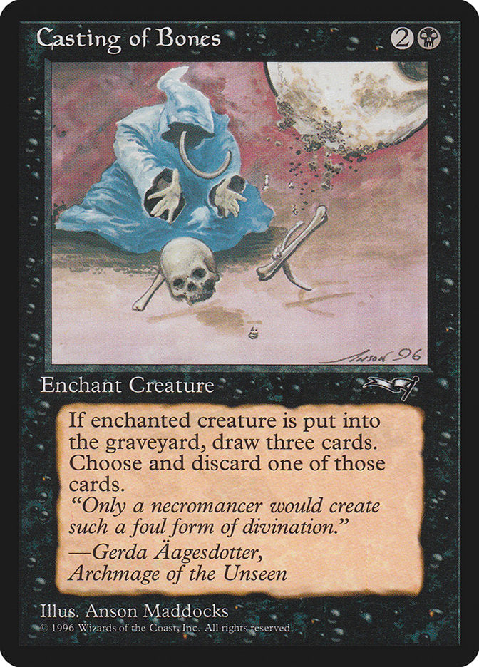 Casting of Bones (Skull on Ground) [Alliances] | Good Games Cannington