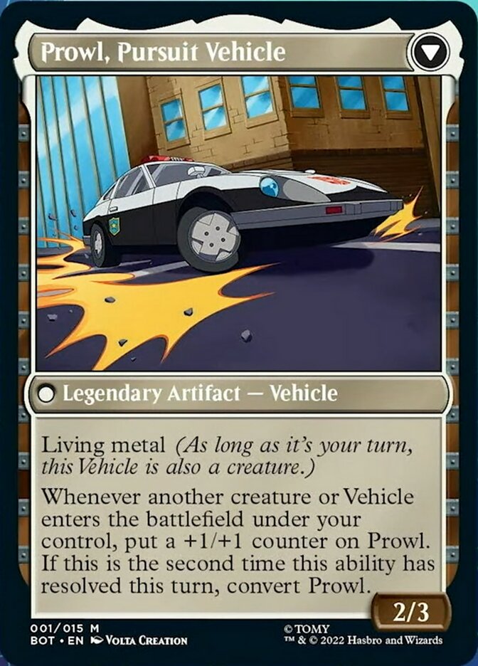 Prowl, Stoic Strategist // Prowl, Pursuit Vehicle [Transformers] | Good Games Cannington