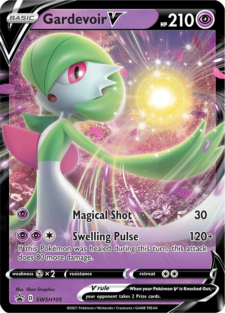 Gardevoir V (SWSH105) [Sword & Shield: Black Star Promos] | Good Games Cannington