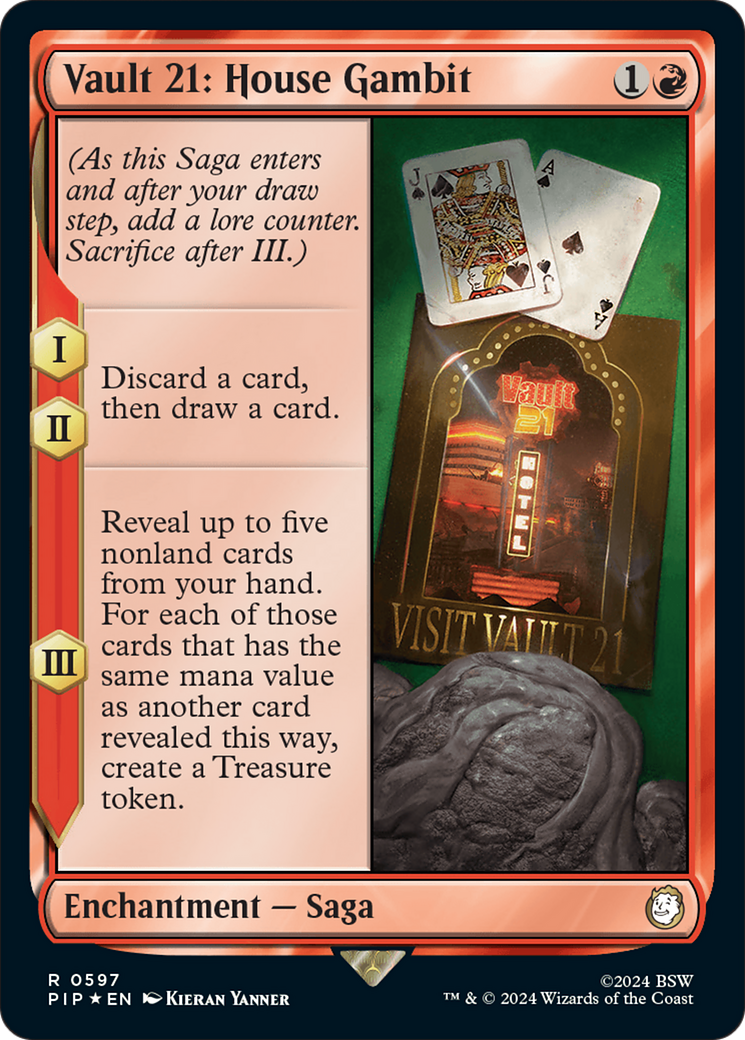 Vault 21: House Gambit (Surge Foil) [Fallout] | Good Games Cannington
