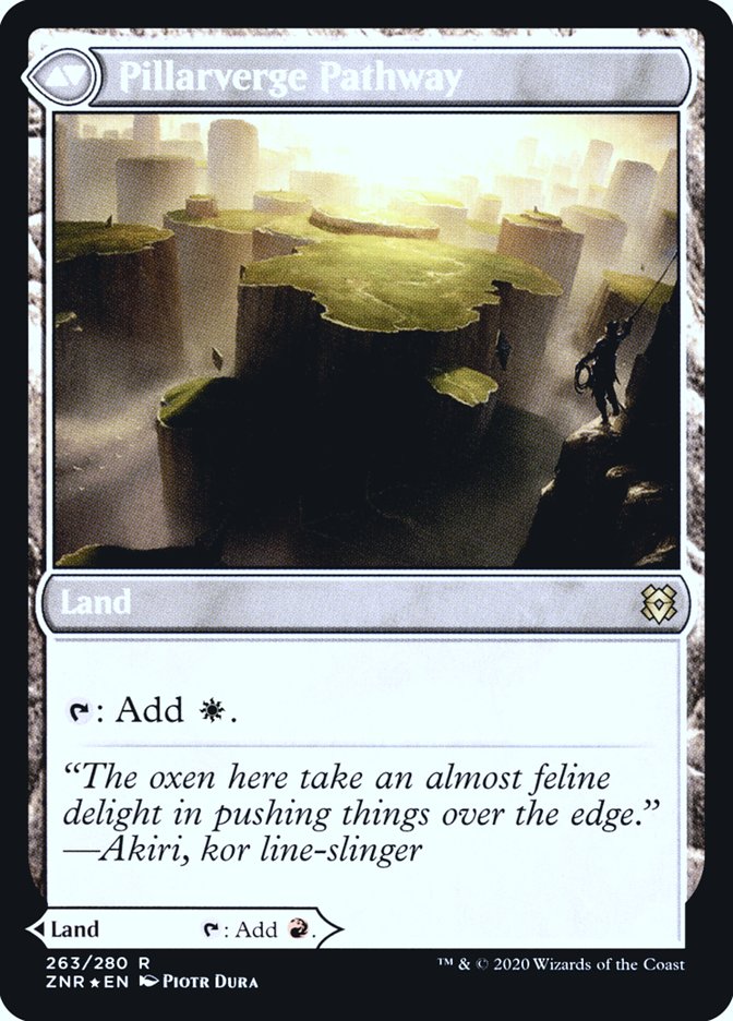 Needleverge Pathway // Pillarverge Pathway [Zendikar Rising Prerelease Promos] | Good Games Cannington