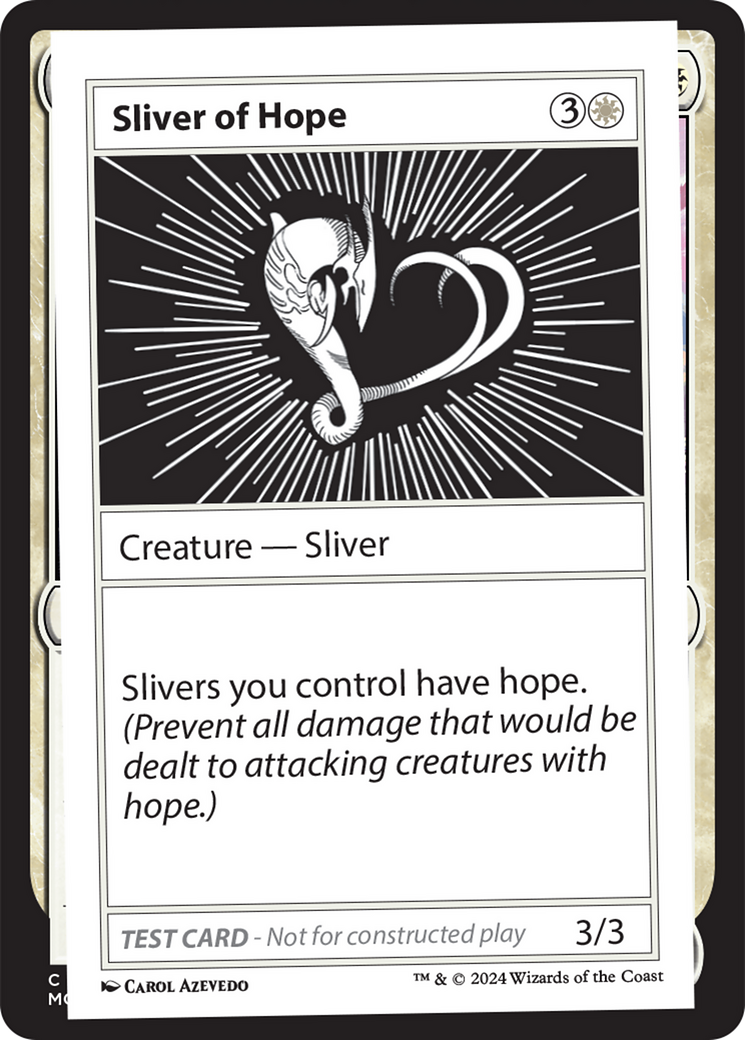 Sliver of Hope [Mystery Booster 2 Playtest Cards] | Good Games Cannington