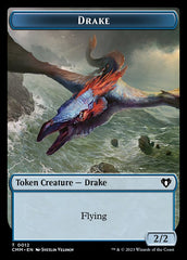 Spirit (0010) // Drake Double-Sided Token [Commander Masters Tokens] | Good Games Cannington