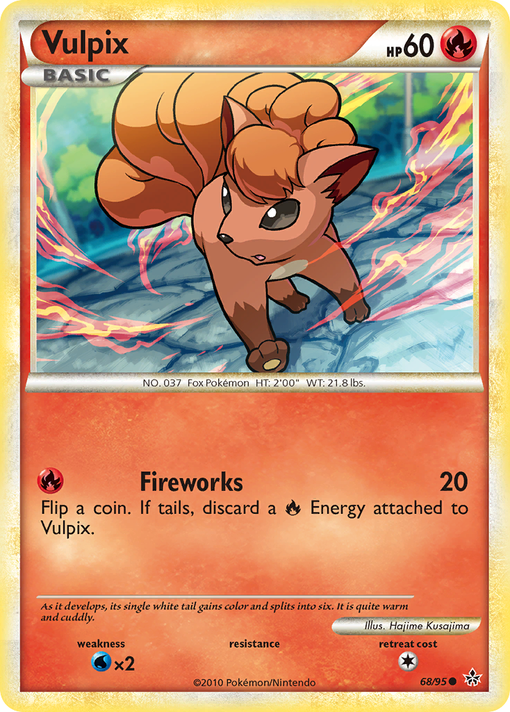 Vulpix (68/95) [HeartGold & SoulSilver: Unleashed] | Good Games Cannington