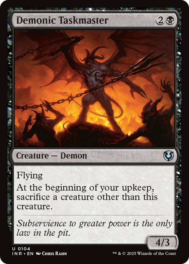 Demonic Taskmaster [Innistrad Remastered] | Good Games Cannington