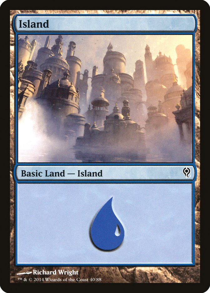 Island (40) [Duel Decks: Jace vs. Vraska] | Good Games Cannington