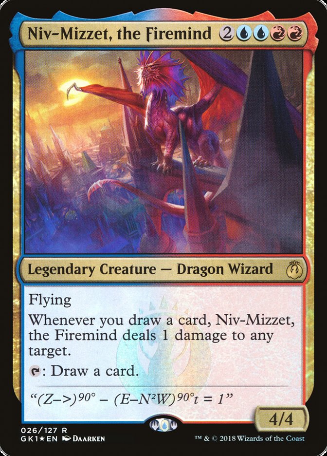 Niv-Mizzet, the Firemind [Guilds of Ravnica Guild Kit] | Good Games Cannington