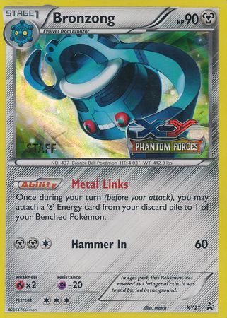 Bronzong (XY21) (Staff) [XY: Black Star Promos] | Good Games Cannington