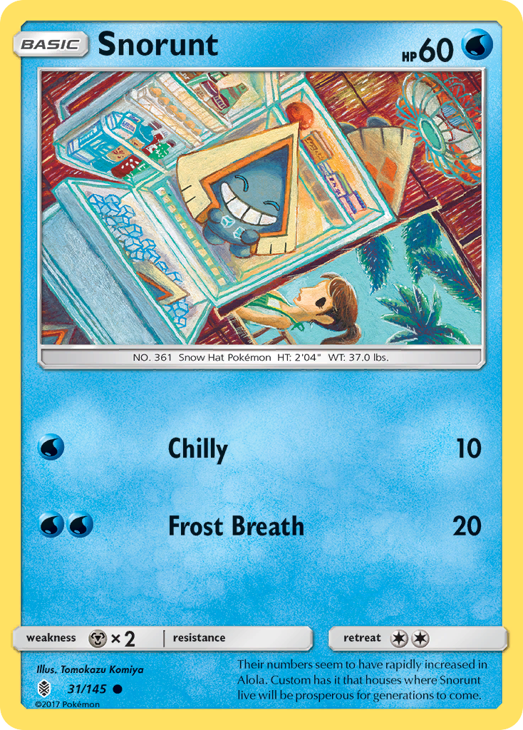 Snorunt (31/145) [Sun & Moon: Guardians Rising] | Good Games Cannington