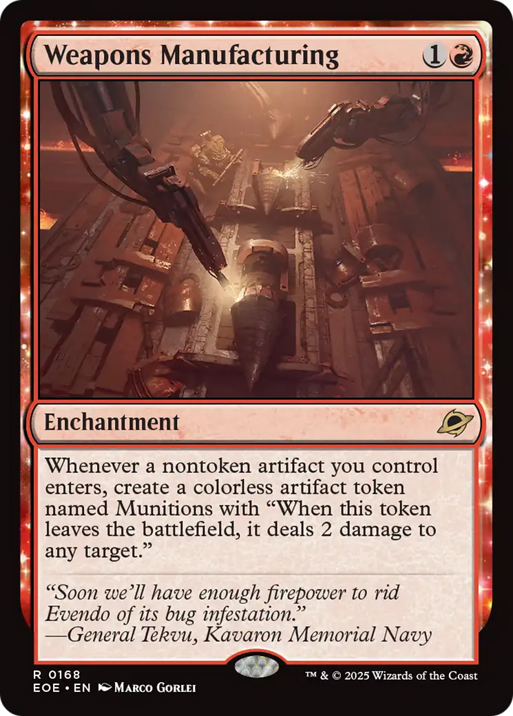 Weapons Manufacturing [Edge of Eternities] | Good Games Cannington