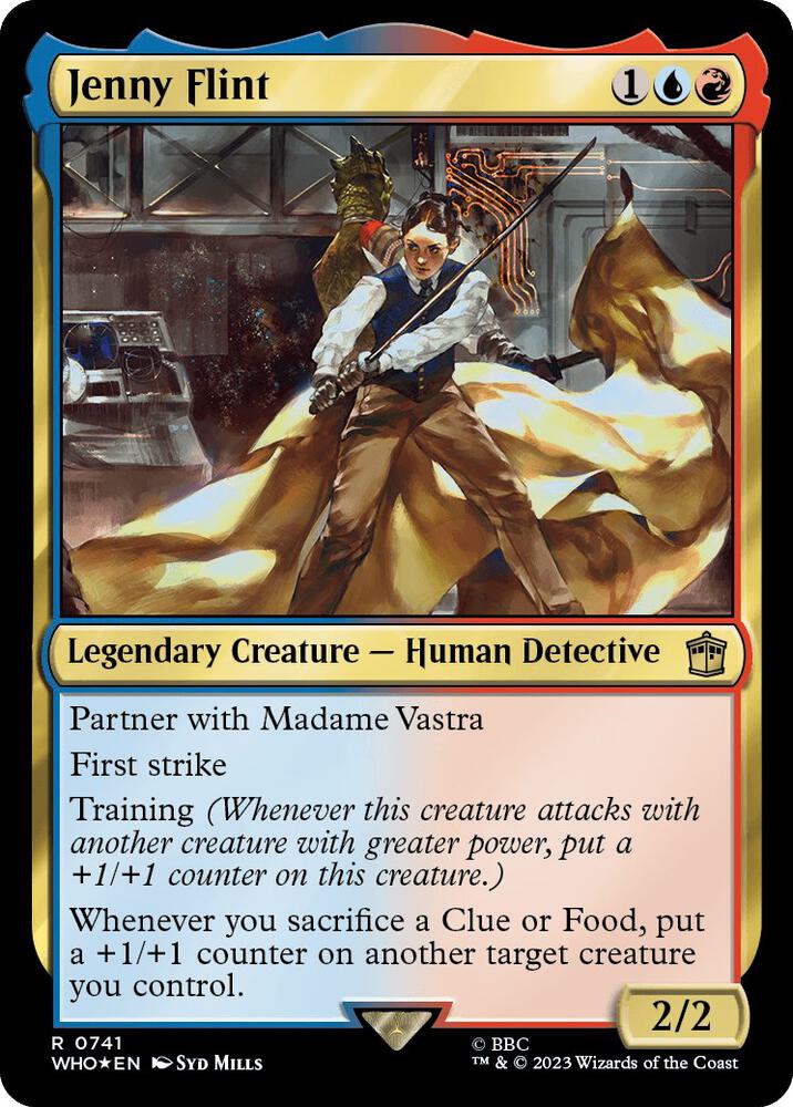 Jenny Flint 741/331 (Universes Beyond: Doctor Who)  - Surge Foil | Good Games Cannington