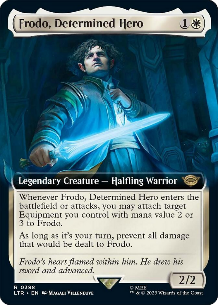 Frodo, Determined Hero (Extended Art) [The Lord of the Rings: Tales of Middle-Earth] | Good Games Cannington