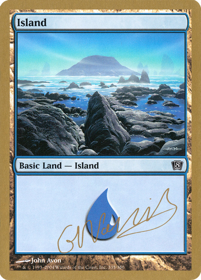 Island (gn335) (Gabriel Nassif) [World Championship Decks 2004] | Good Games Cannington
