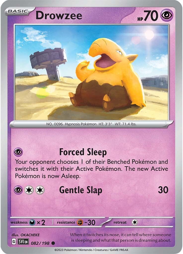 Drowzee (082/198) [Scarlet & Violet: Base Set] | Good Games Cannington