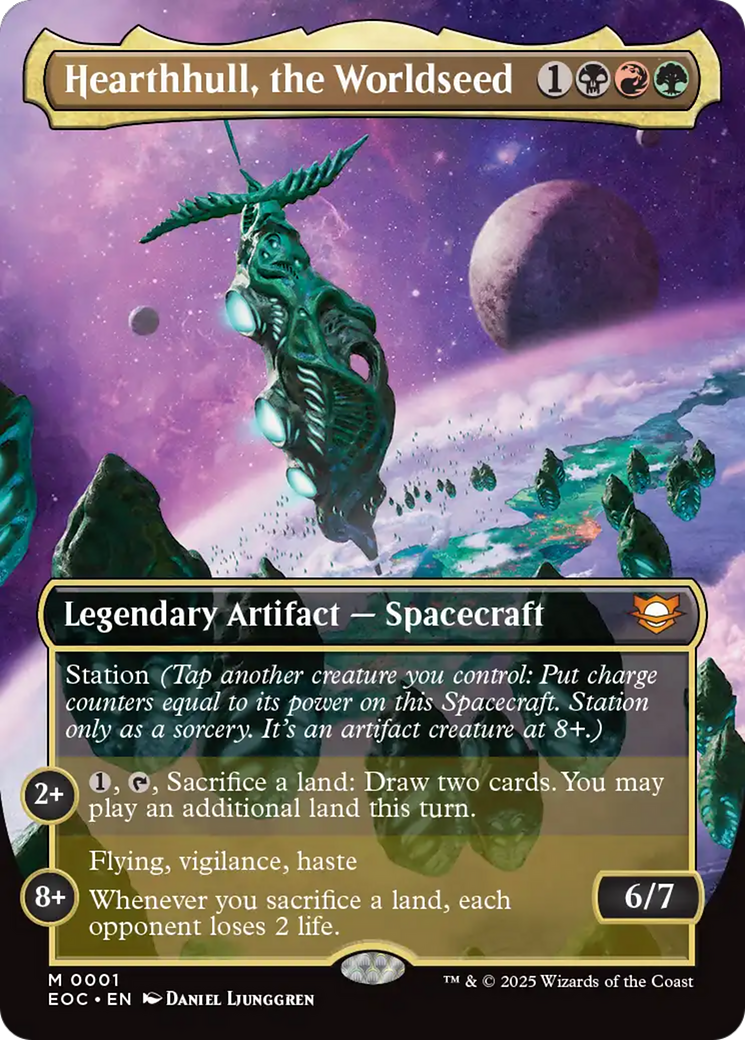 Hearthhull, the Worldseed (Borderless) [Edge of Eternities Commander] | Good Games Cannington