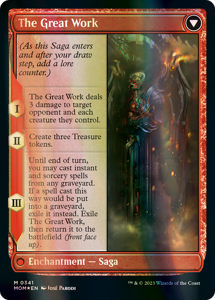 Urabrask // The Great Work (Serialized) [March of the Machine] | Good Games Cannington