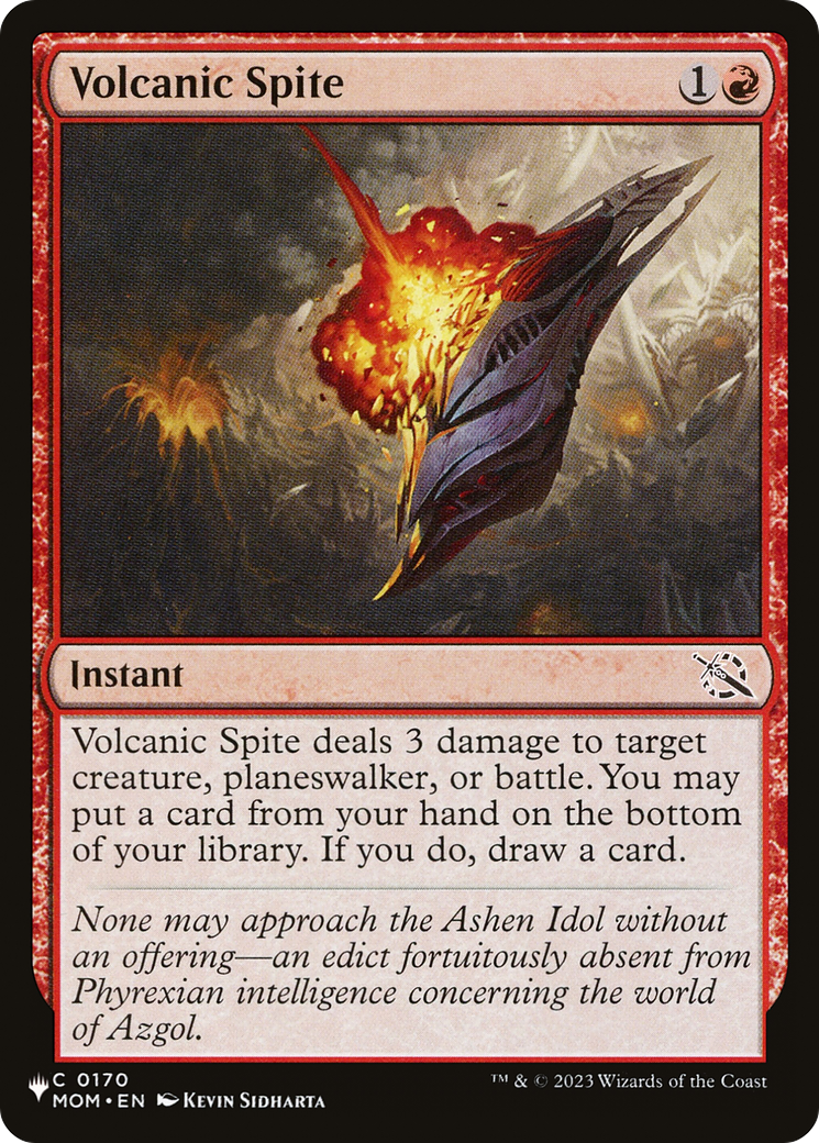Volcanic Spite [The List] | Good Games Cannington