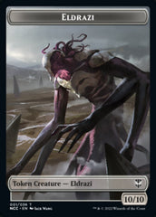 Eldrazi // Human Soldier Double-Sided Token [Streets of New Capenna Commander Tokens] | Good Games Cannington