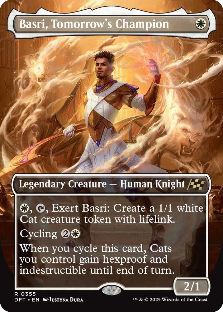 Basri, Tomorrow's Champion 355/291 (Aetherdrift)  - Borderless Foil | Good Games Cannington