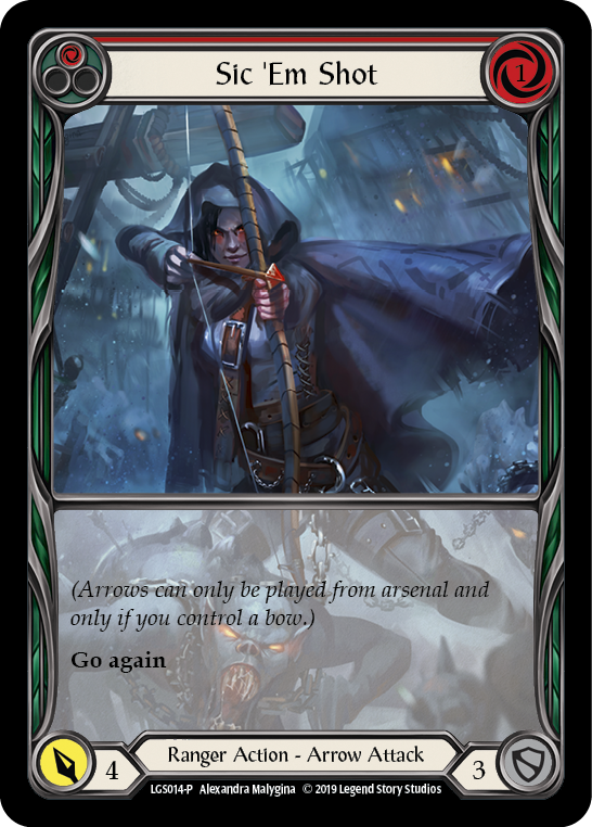 Sic 'Em Shot (Red) [LGS014-P] (Promo)  1st Edition Normal | Good Games Cannington