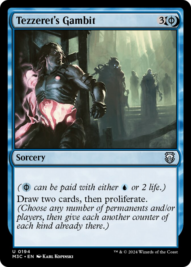 Tezzeret's Gambit (Ripple Foil) [Modern Horizons 3 Commander] | Good Games Cannington