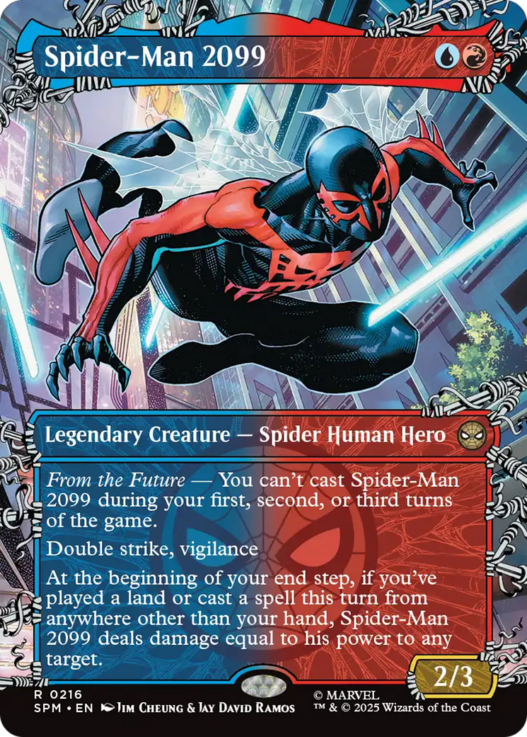 Spider-Man 2099 (0216) (Borderless) [Marvel's Spider-Man] | Good Games Cannington