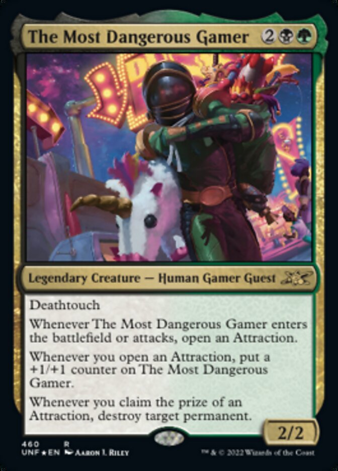 The Most Dangerous Gamer (Galaxy Foil) [Unfinity] | Good Games Cannington