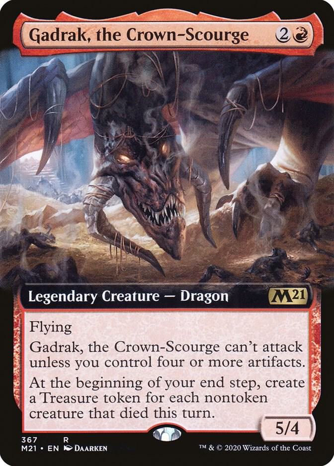 Gadrak, the Crown-Scourge 367 (Core Set 2021)  - Extended Art Foil | Good Games Cannington