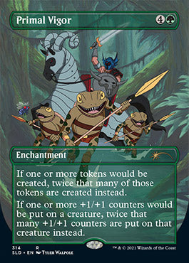 Primal Vigor (Borderless) [Secret Lair Drop Series] | Good Games Cannington