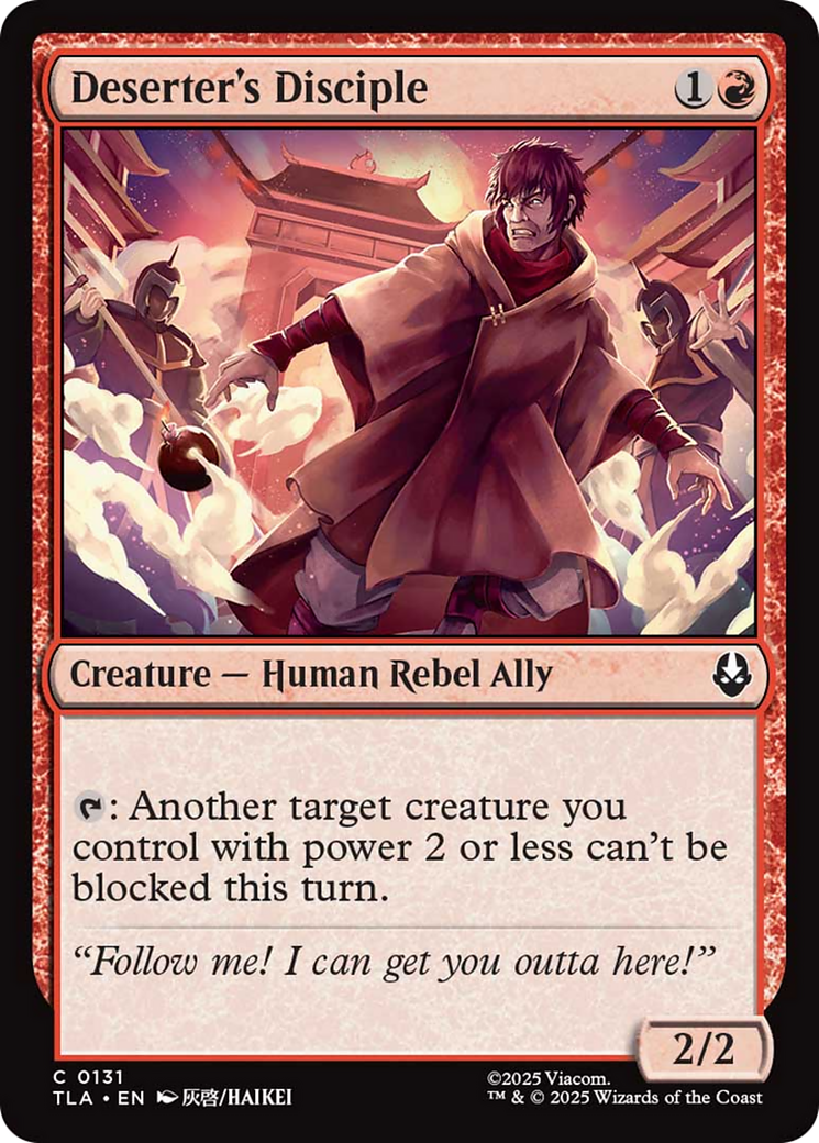 Deserter's Disciple [Avatar: The Last Airbender] | Good Games Cannington